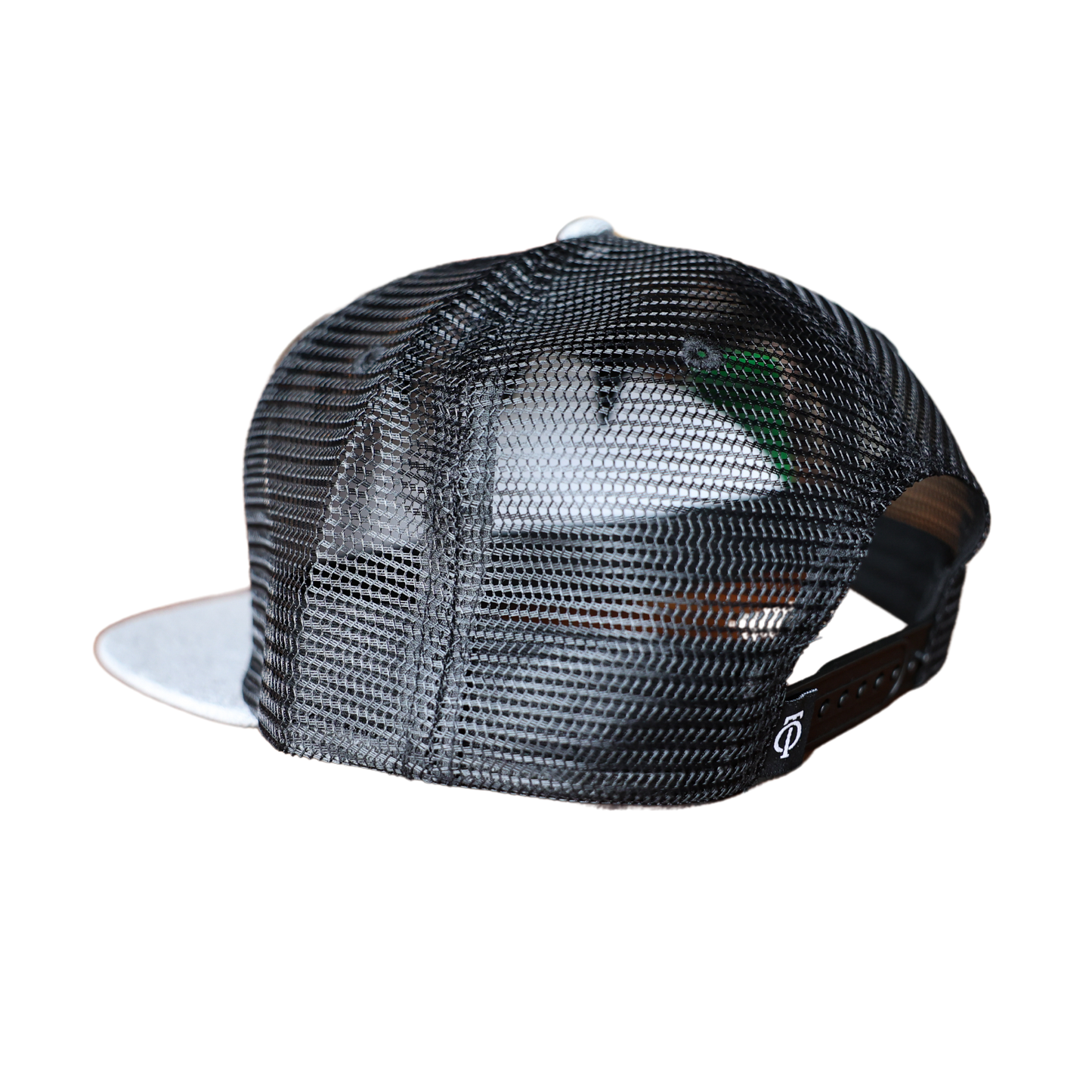 Black/Gray Quilted Patch Hat