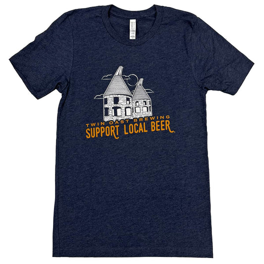 Support Local Beer Tee (Navy)